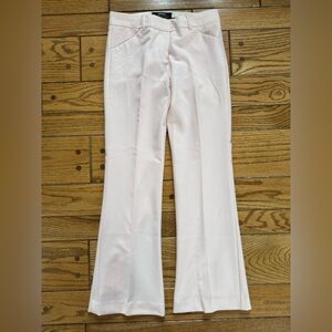 Light Pink Flared Dress Pants